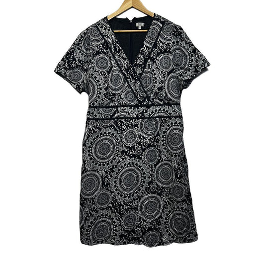 BIB Black Plus Size Cotton Dress - Size 18