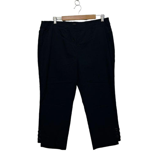Threadz Basics Black Pants - Size XXL