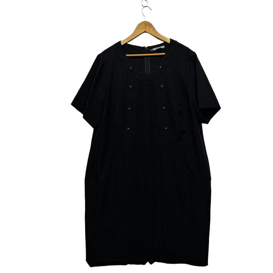 Basque Black Plus Size Dress - Size 24