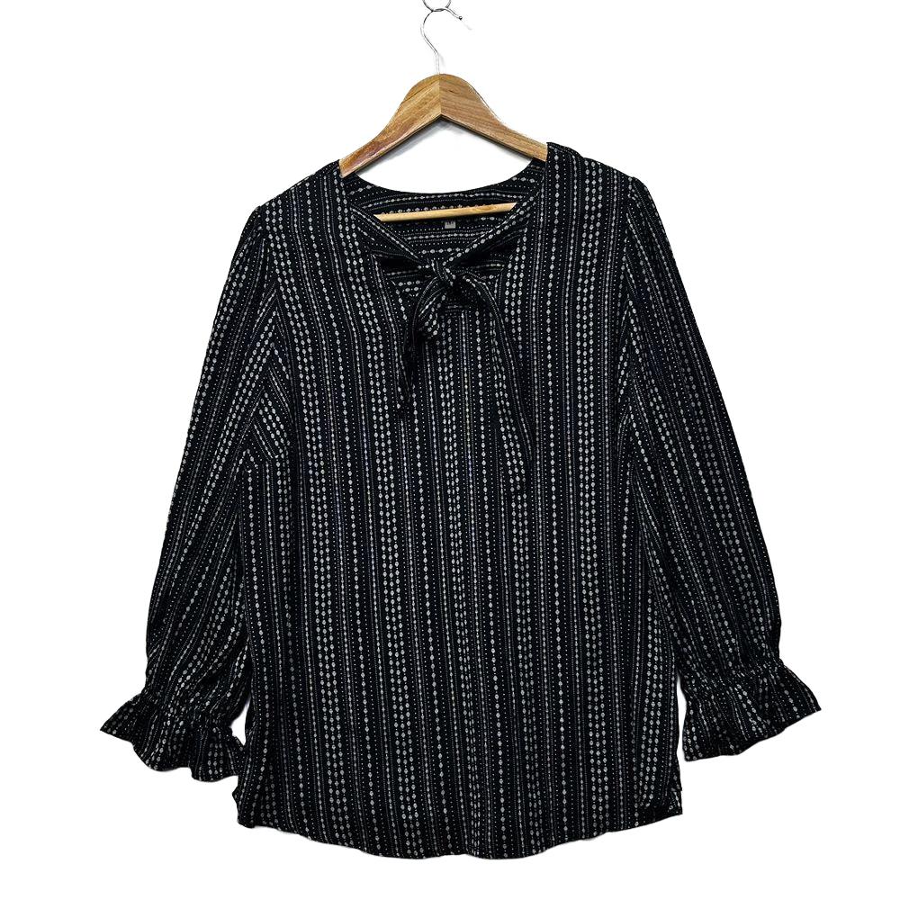 Belle Curve Black Plus Size Top - Size 18