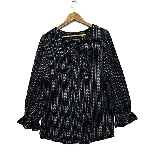 Belle Curve Black Plus Size Top - Size 18