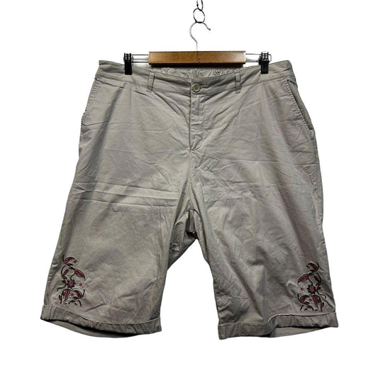 Beme Beige Cotton Shorts - Size 14