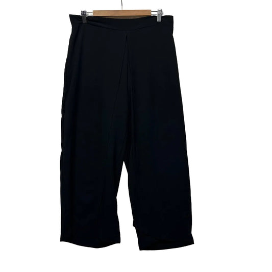 Beme Black Wide-Leg Pants - Size 14