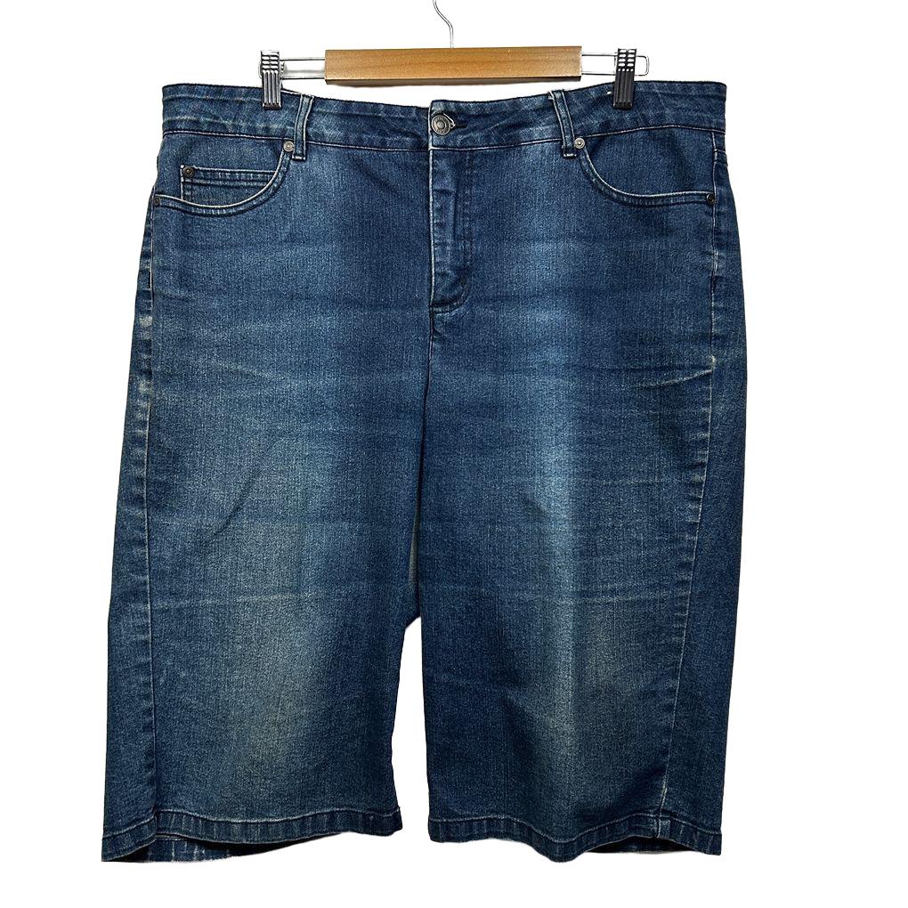 Beme Blue Denim Shorts - Size 18