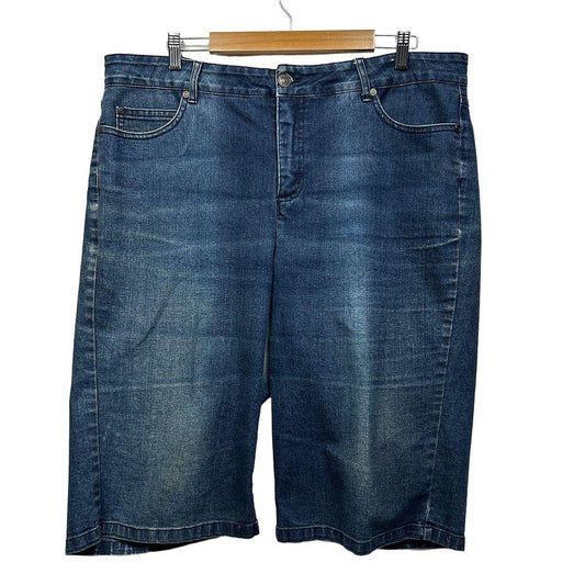 Beme Blue Denim Shorts - Size 18