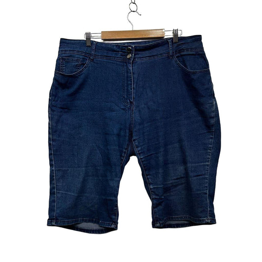 Beme Blue Denim Shorts - Size 18