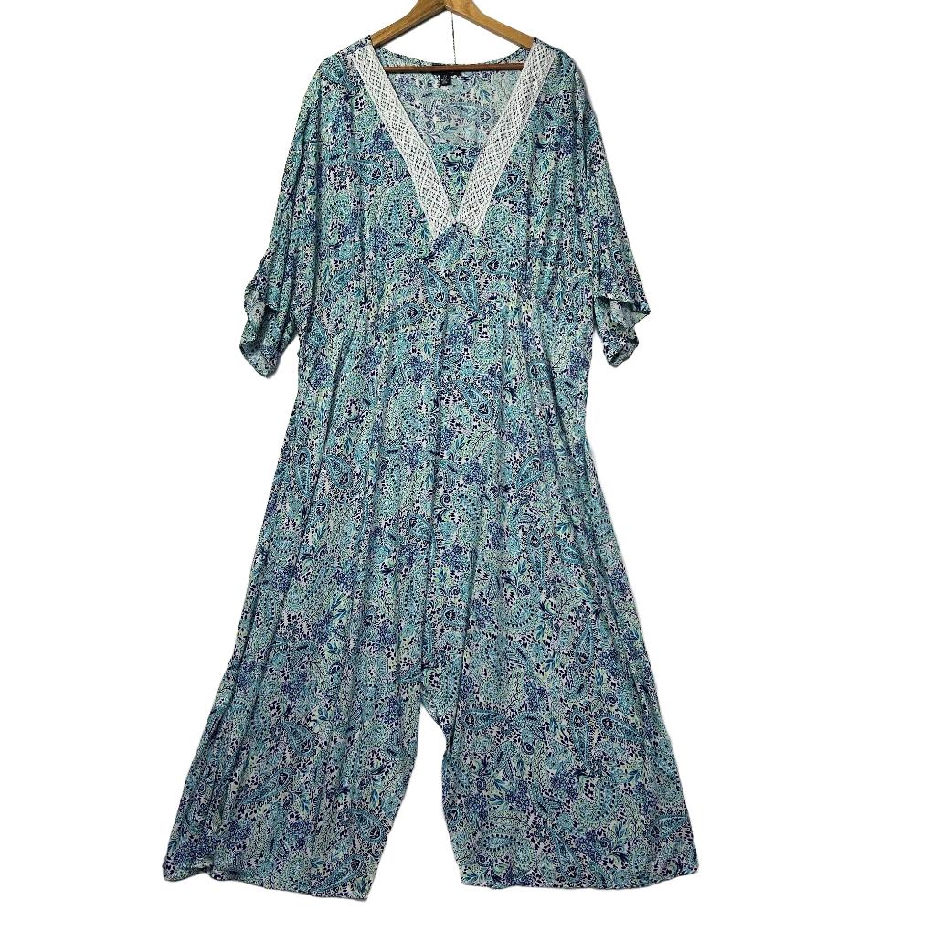 Beme Boho Floral Jumpsuit - Size 22