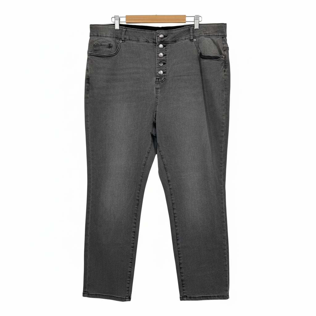 Beme Grey Skinny Regular Denim Jean - Size 24