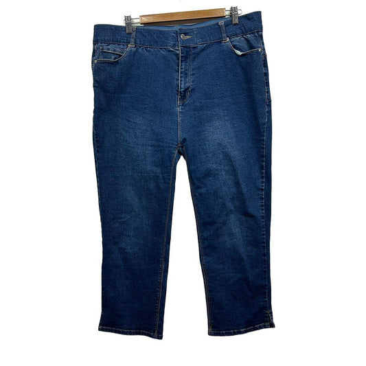 Betty Basics Blue Ankle Jeans - Size 18