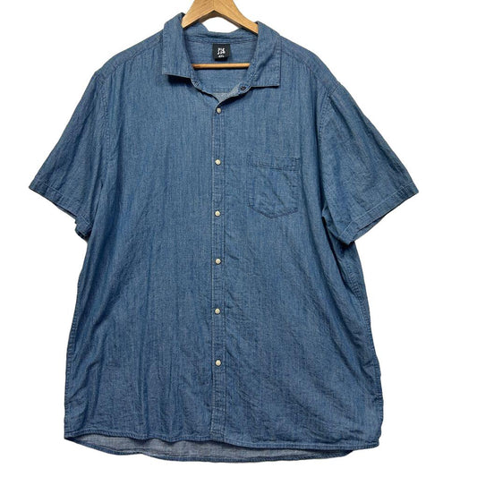 Big Joe Blue Denim Shirt - Size 4XL