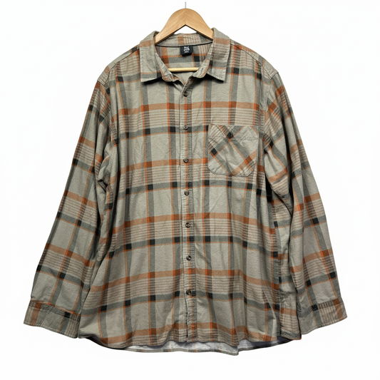 Big Joe multicoloured check shirt front view