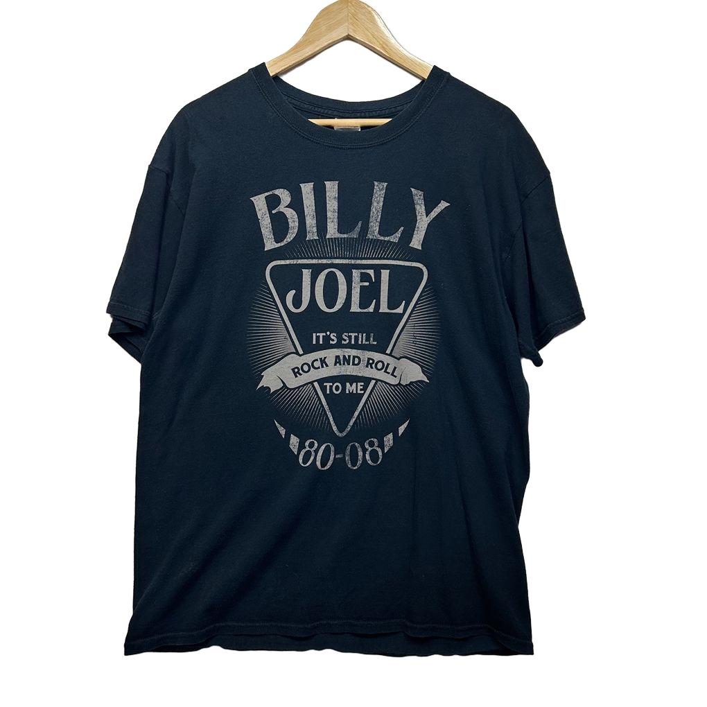 Billy Joel 2008 Black Tour Cotton T-Shirt - Size L