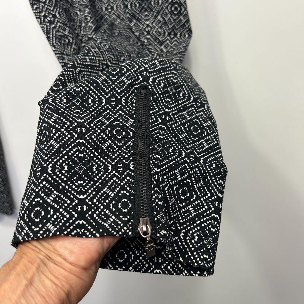 Autograph Navy Print Pants - Size 18