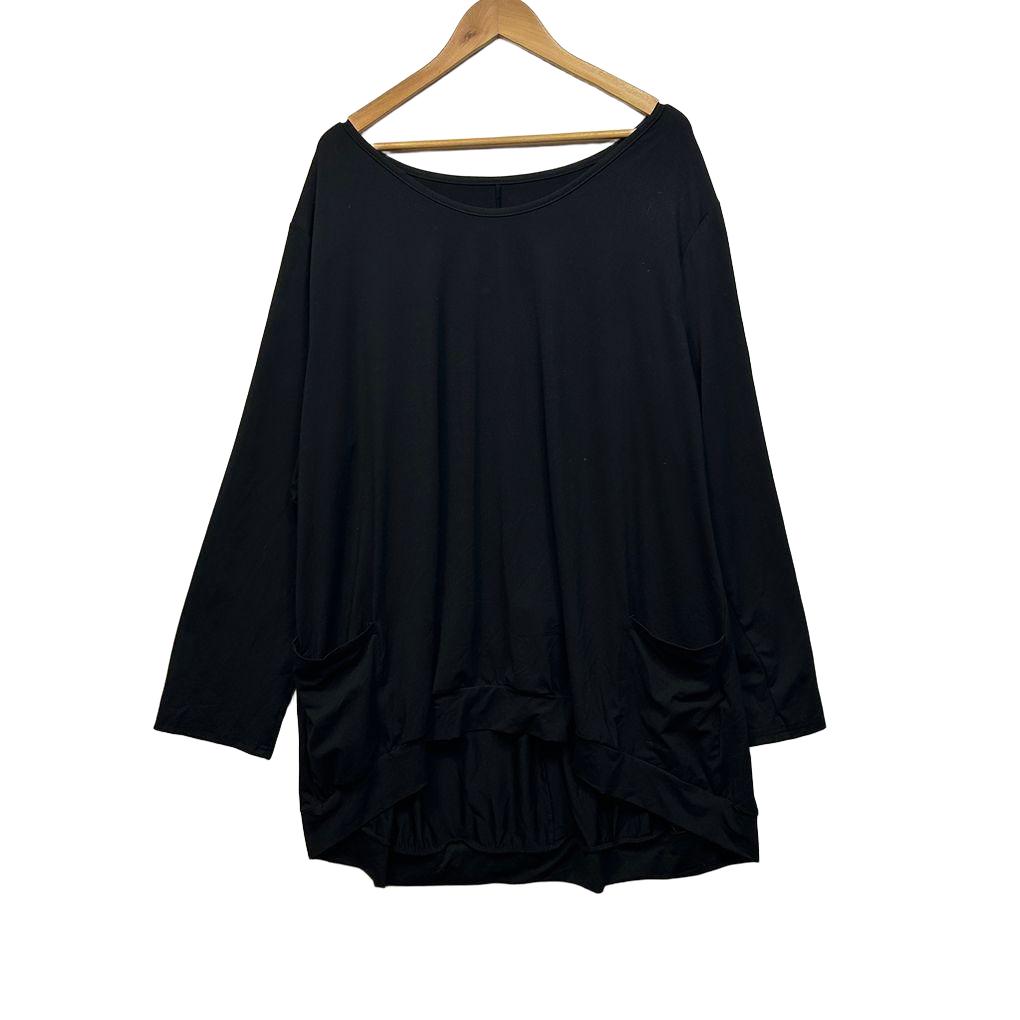 Black Oversized Top - Size 5XL