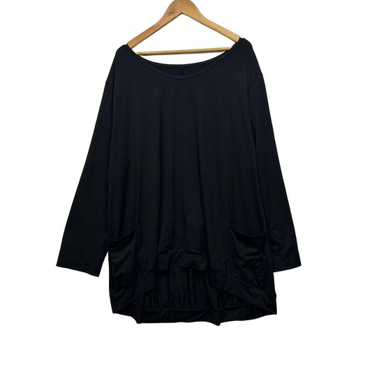 Black Oversized Top - Size 5XL
