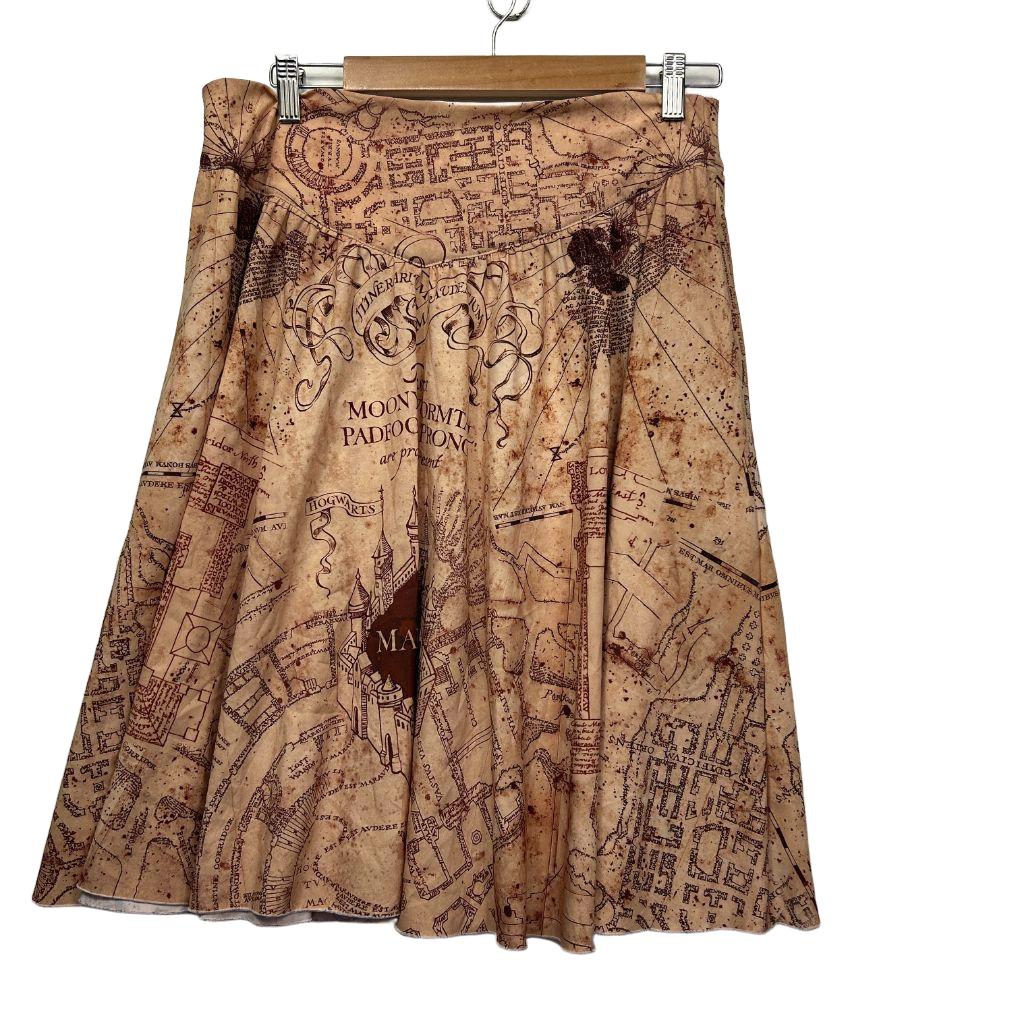 BlackMilk x Harry Potter Marauders Map Skater Skirt - Size L