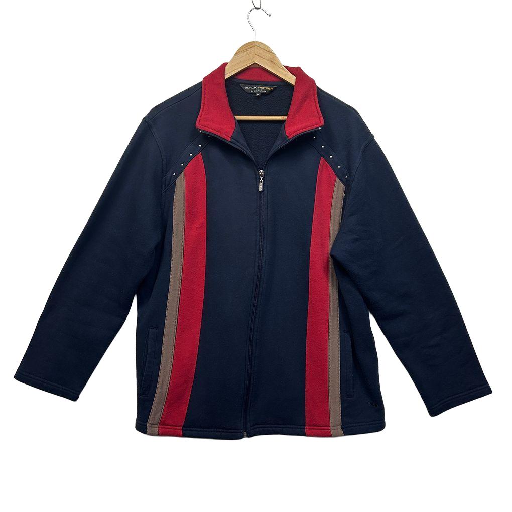 Black Pepper Cotton Jacket - Size 14