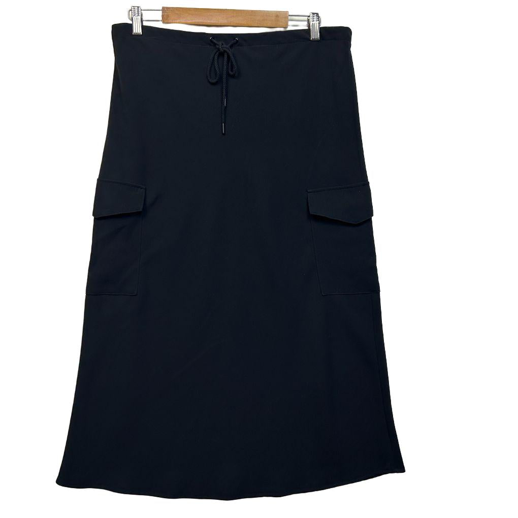 Black Cargo Skirt - Size 16/18