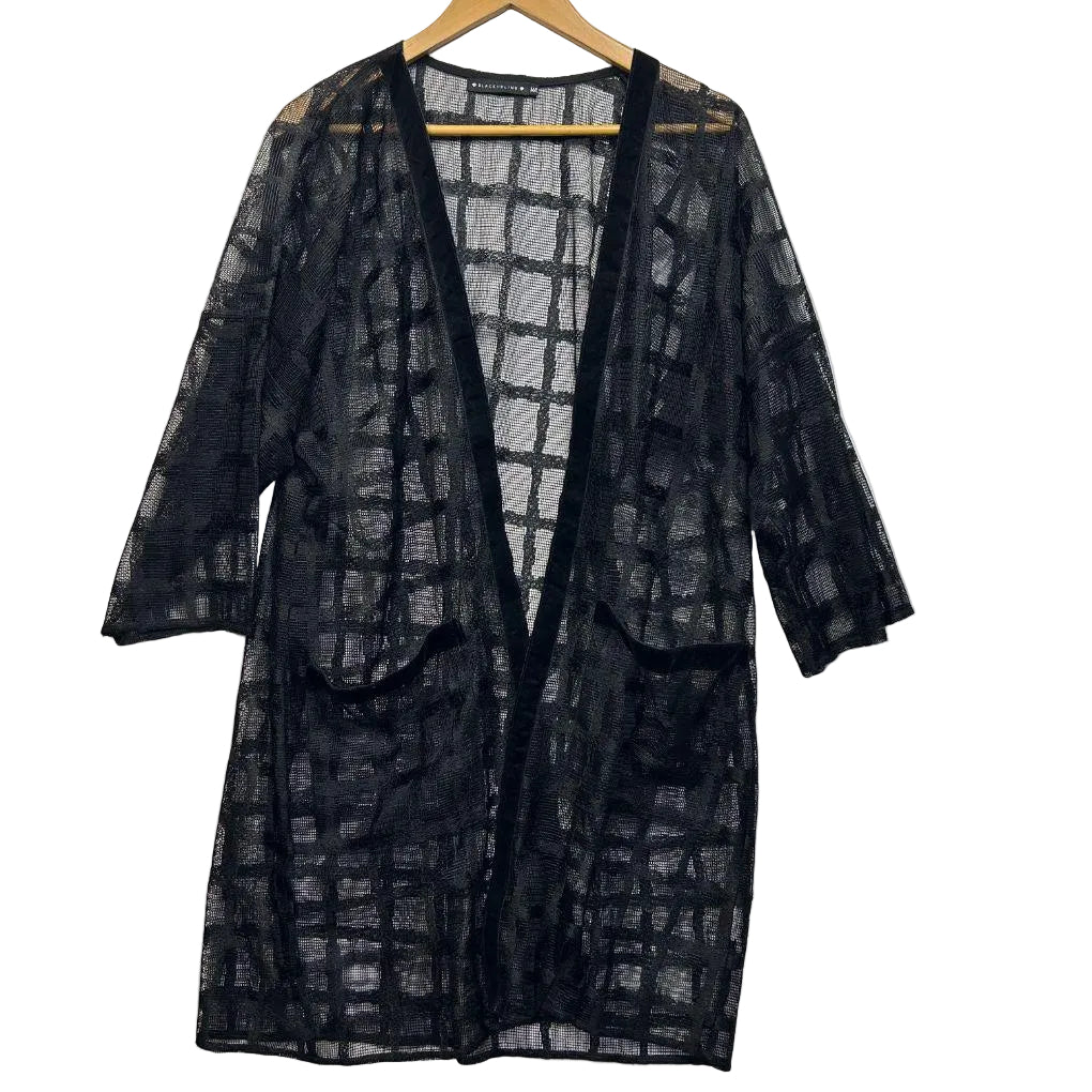 Black n Bling Black Mesh Jacket - Size M/L