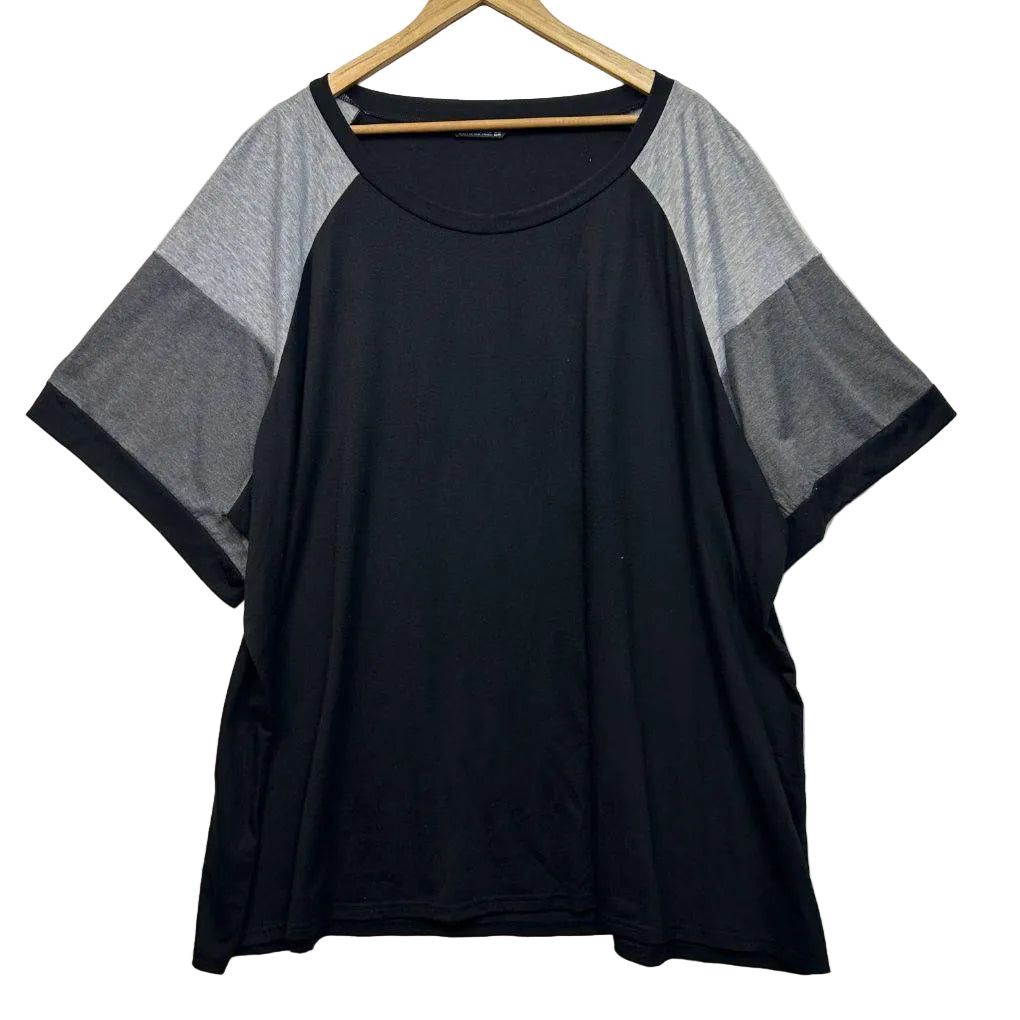 Bloomchic Black Colourblock Top - Size 30