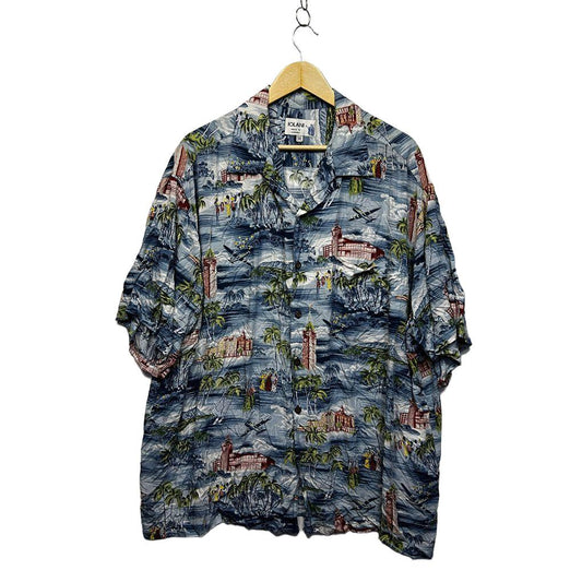 Blue Hawaiian Mens Shirt - Size 3XL