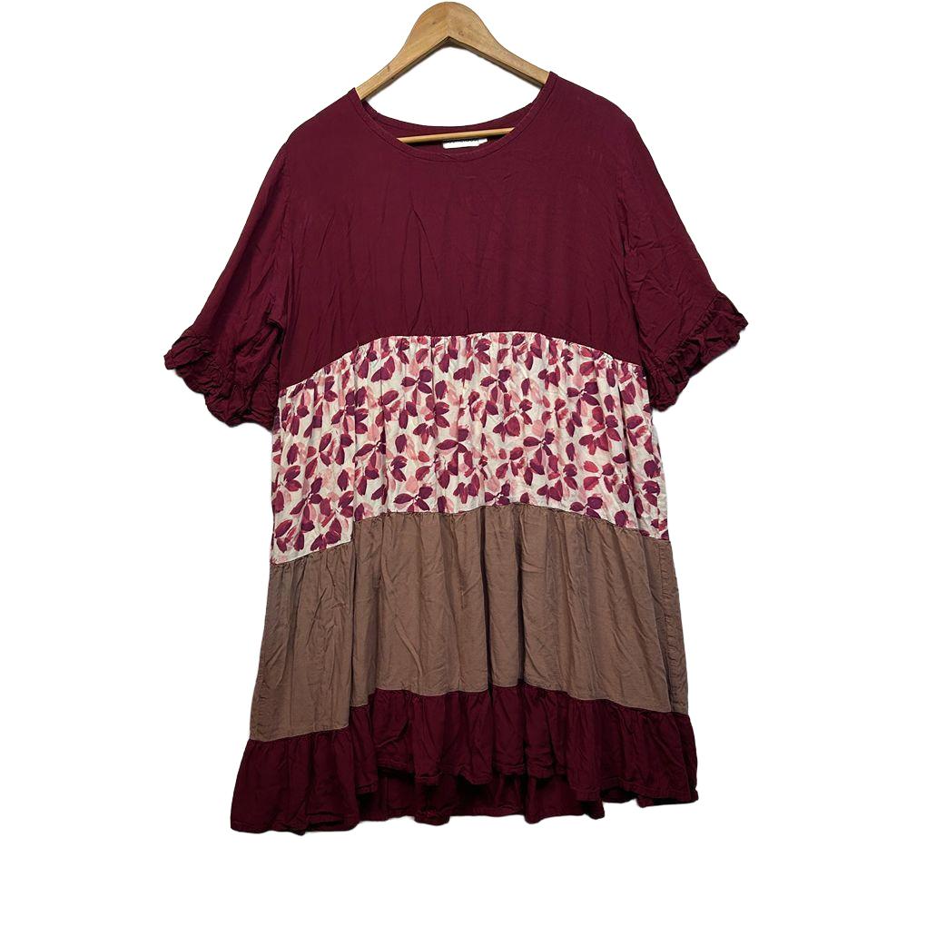 Bodacious Burgundy Top - Size 16/18
