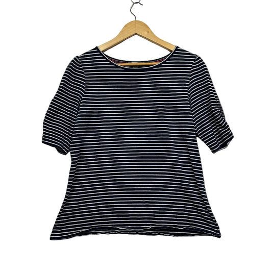 Boden Navy Striped T-shirt - Size 14