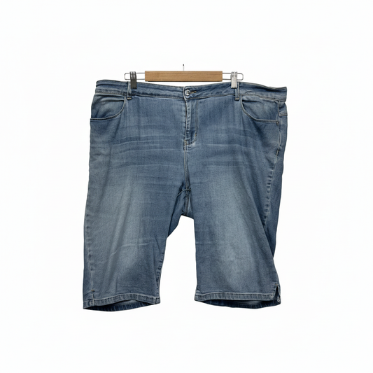 Breakers Blue Denim Shorts - Size 18