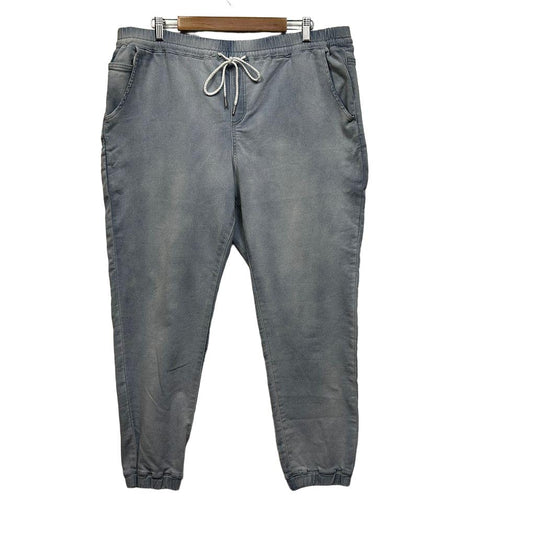 Breakers Light Blue Cotton Joggers - Size 18