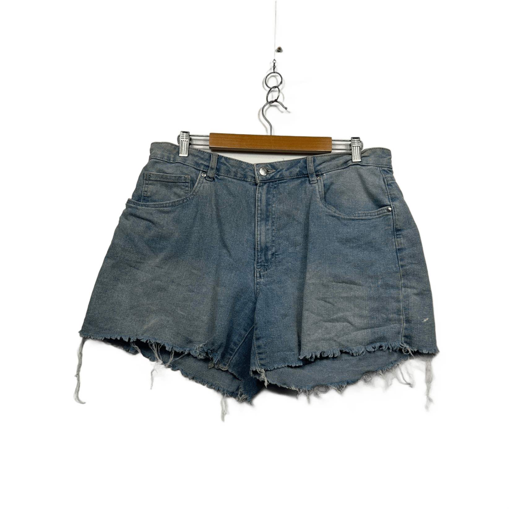 Breakers Women's Blue Cut off Denim Shorts Size 14