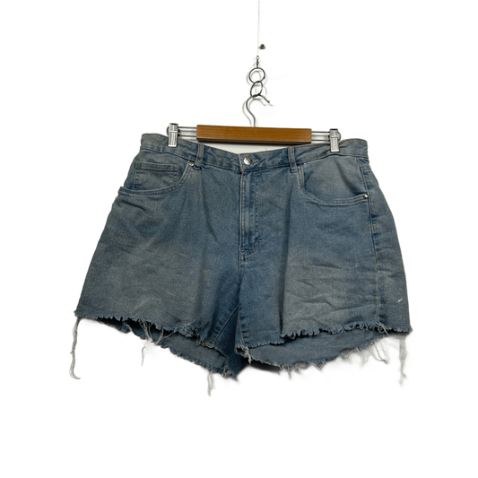 Breakers Women's Blue Cut off Denim Shorts Size 14