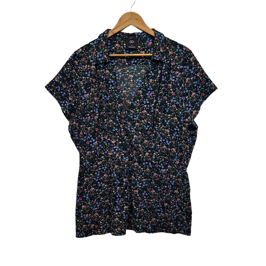 CCX Multicoloured Top - Size 18/M