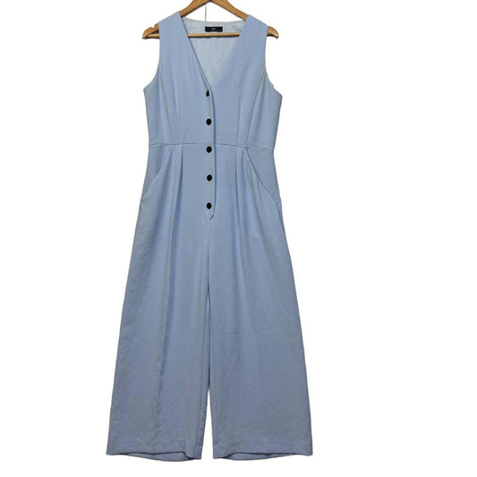 CUE Light Blue Jumpsuit - Size 14