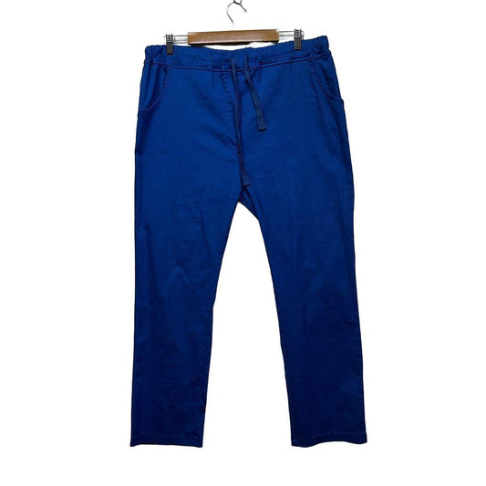 Cali&Co Blue Plus Size Cotton Pants - Size XXXL