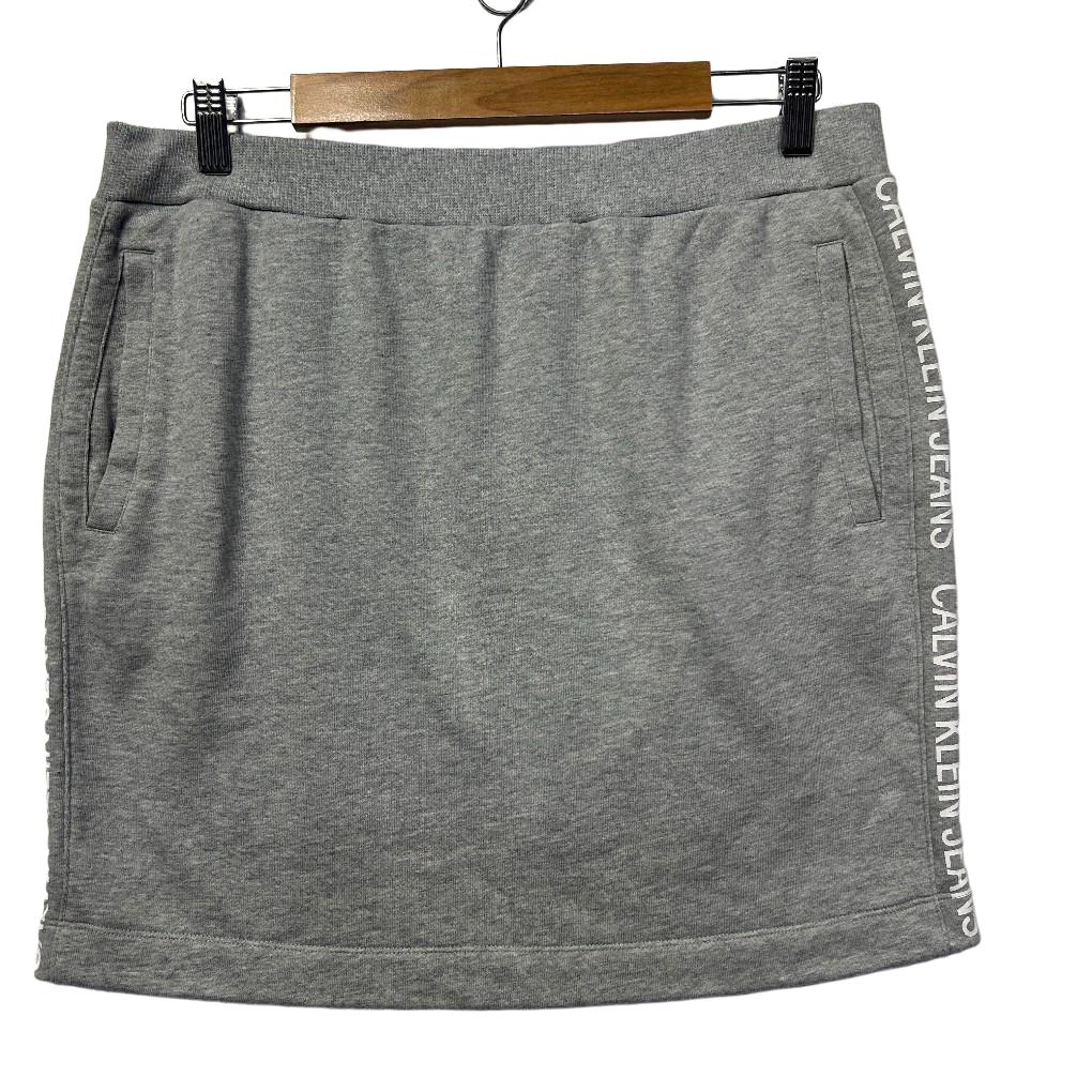 Calvin Klein Grey Lougne Skirt - Size XL