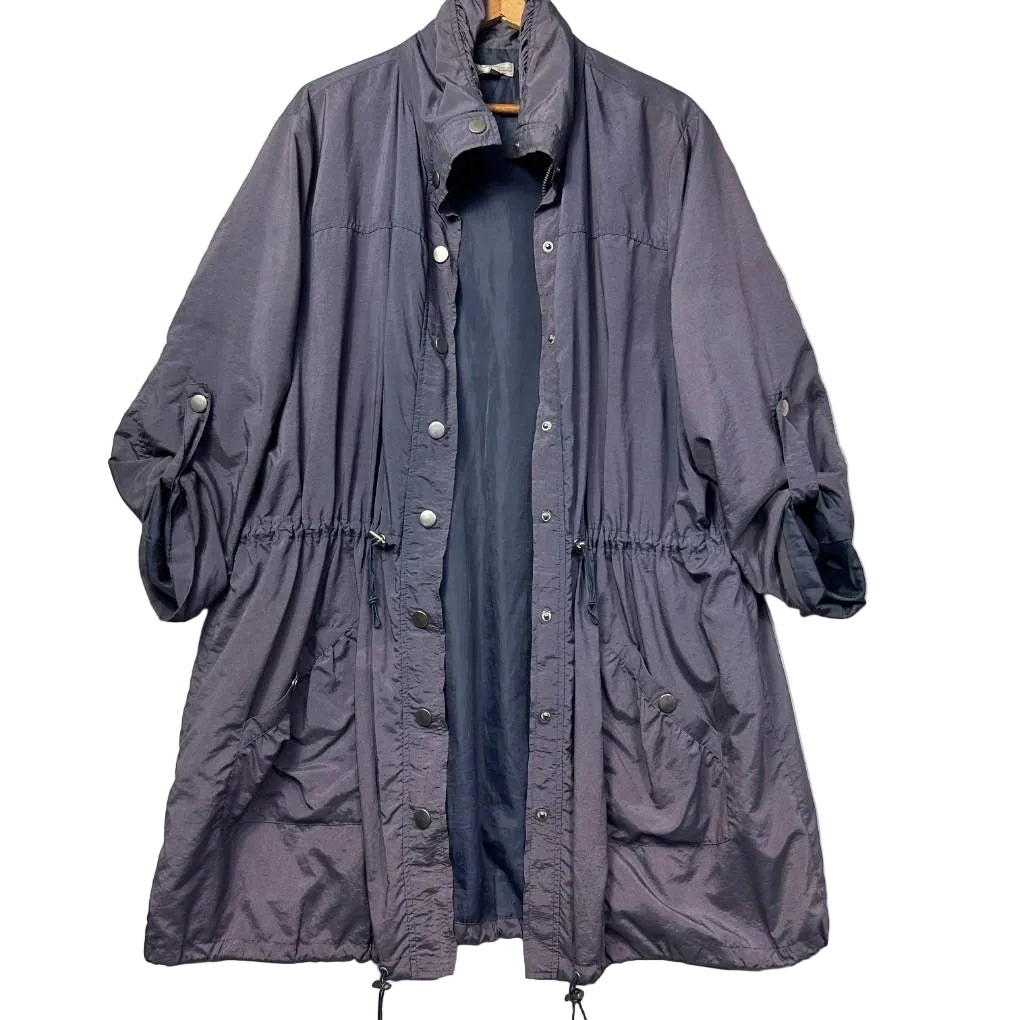 Capture Grey Windbreaker Jacket - Size 20