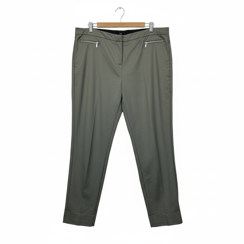 Capture Khaki Zip Pocket Pants - Size 16W