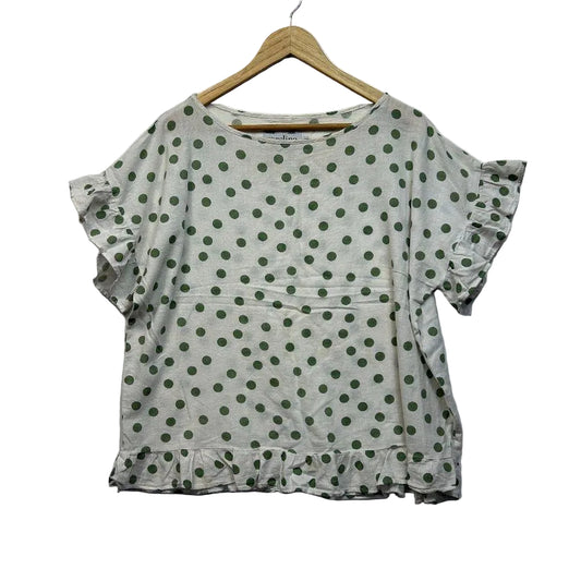 Carolina White Spot Cotton Top - Size M/L