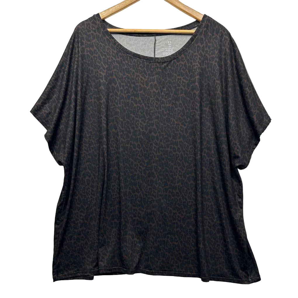 Circuit Animal Print Activewear Top - Size 18