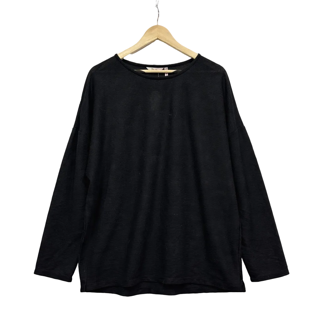 Millers Black Long Sleeve Top - Size 20