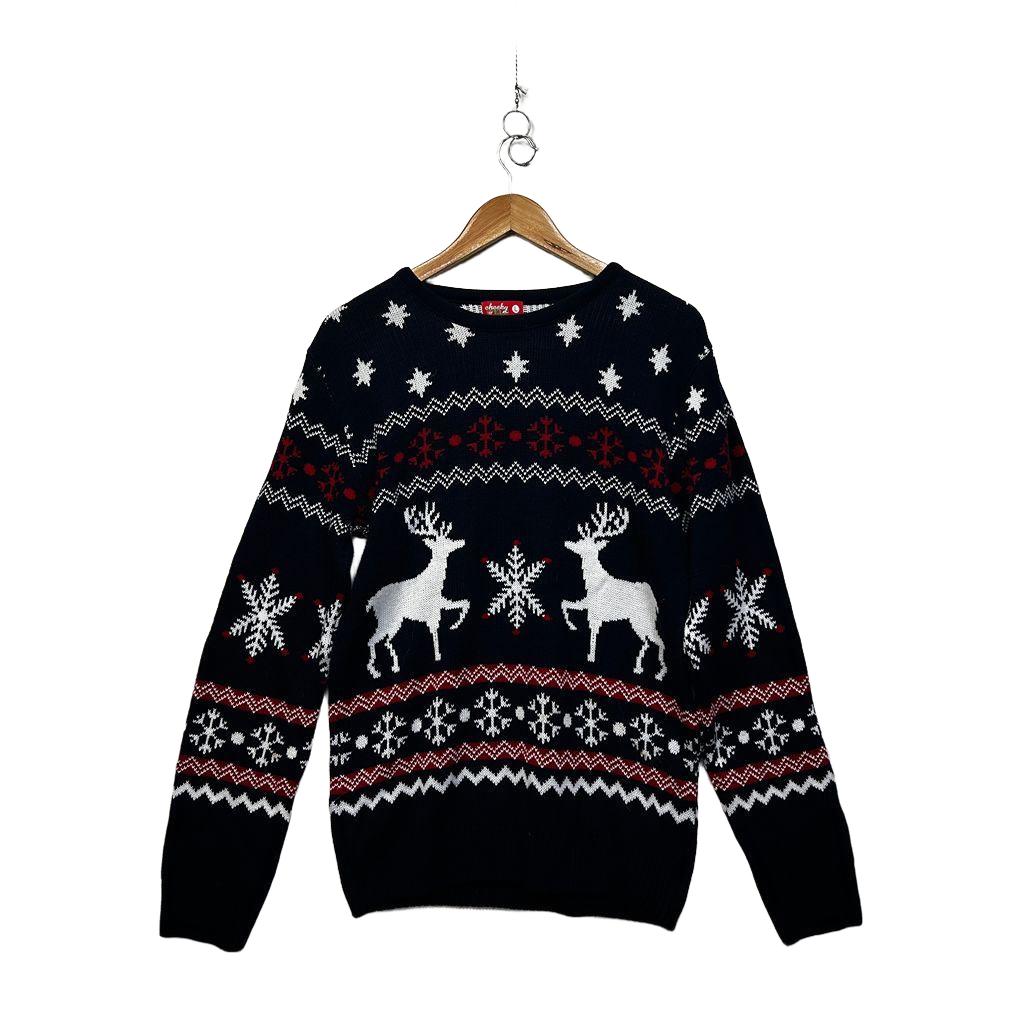 Cheeky Elf Ugly Christmas Jumper - Size L
