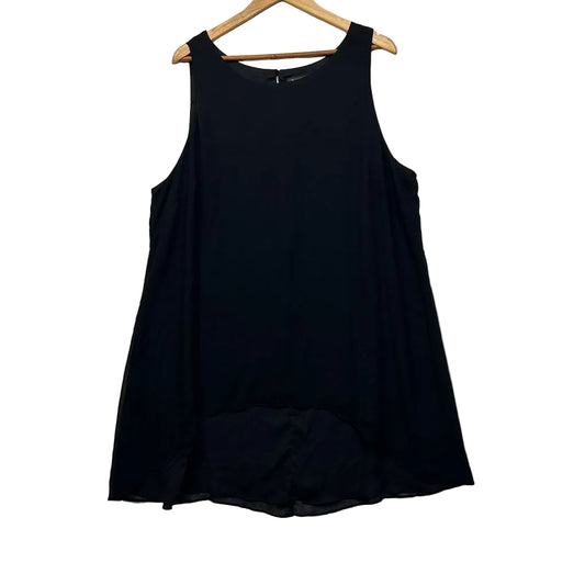 City Chic Black Sleeveless Top - Size 20/L