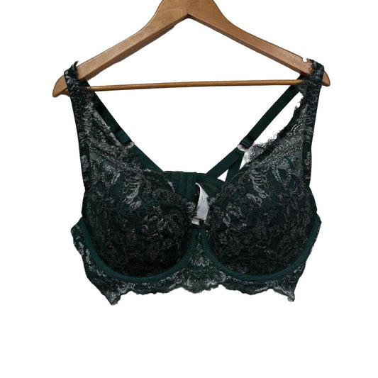 City Chic Green Lace Bra - Size 18DD