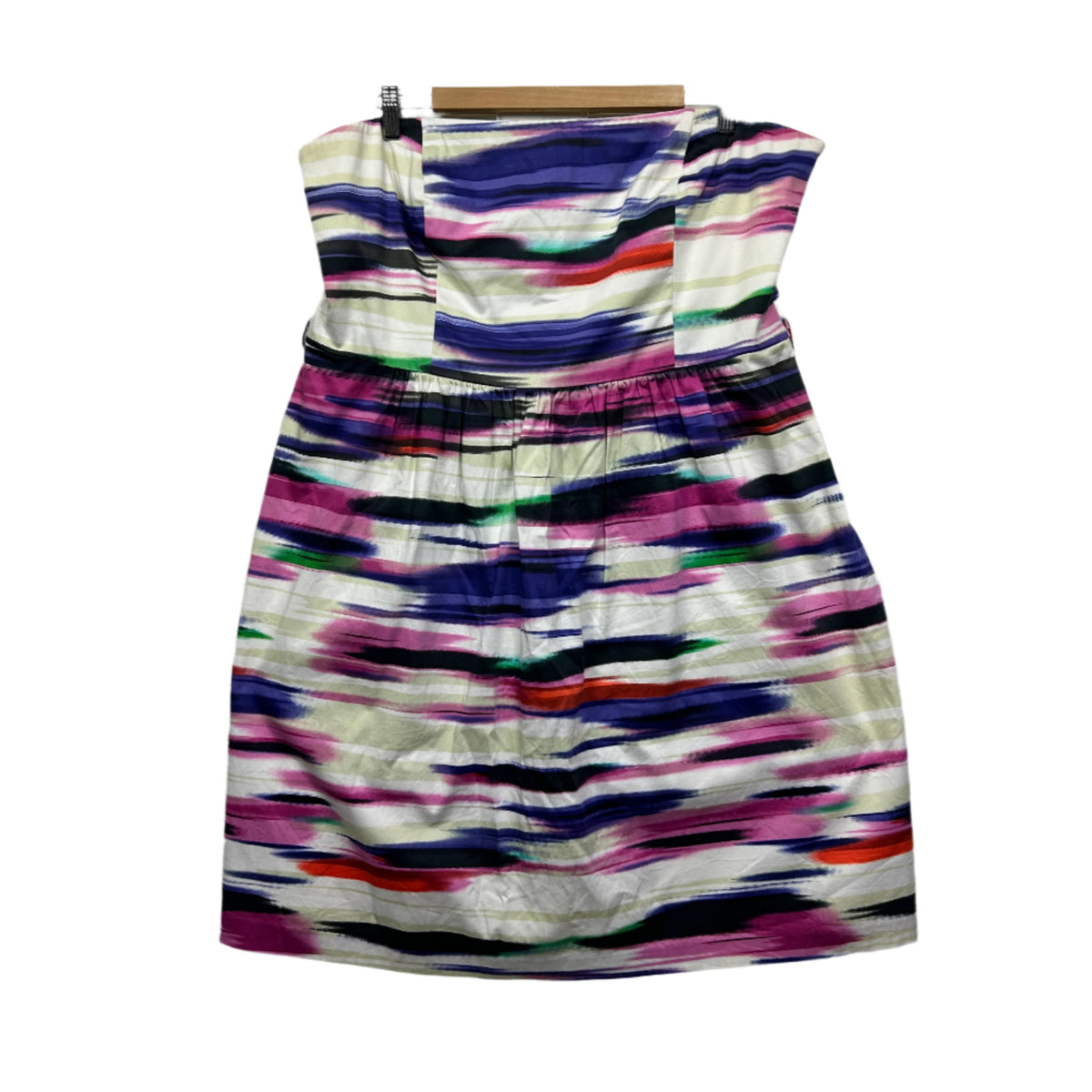 City Chic Multicoloured Plus Size Strapless Mini Dress - Size M/18