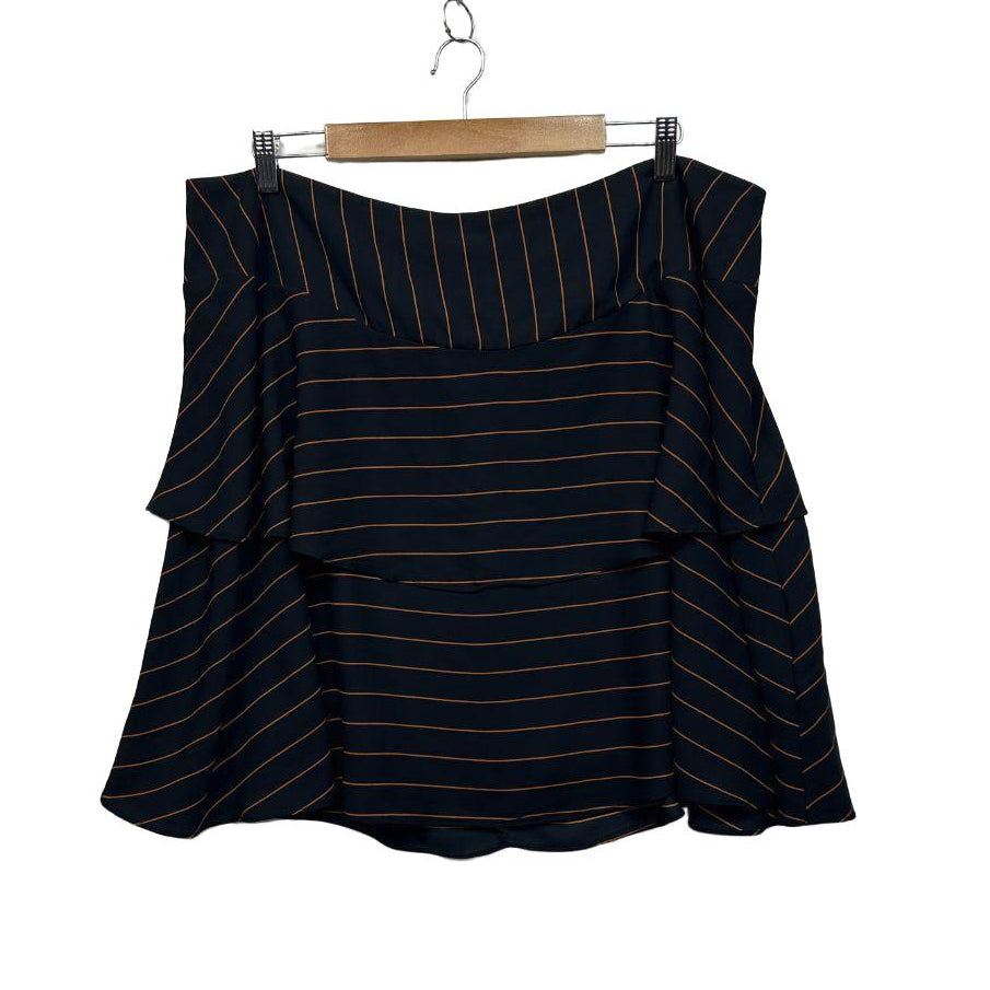 City Chic Black Skirt - Size 18/M