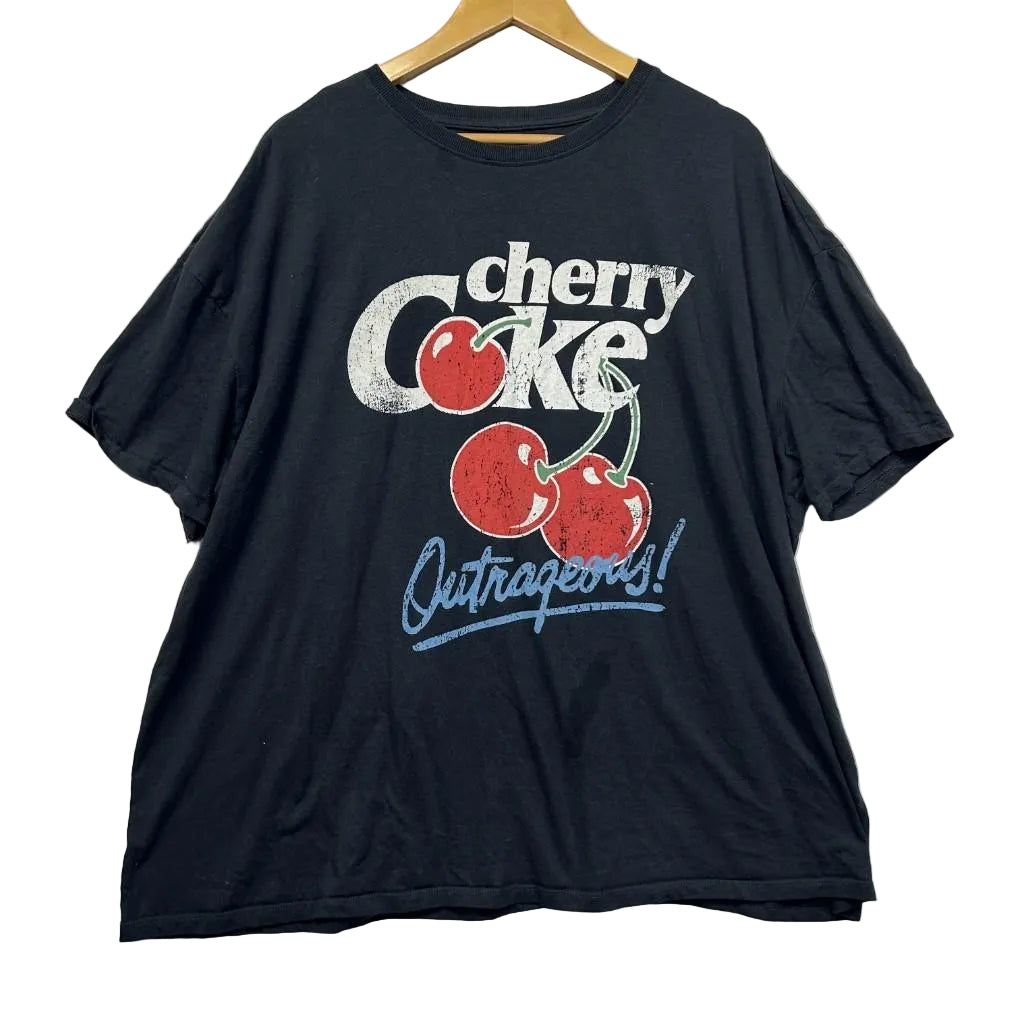 Coca-Cola Navy Cherry Coke Cotton T-Shirt - Size 24