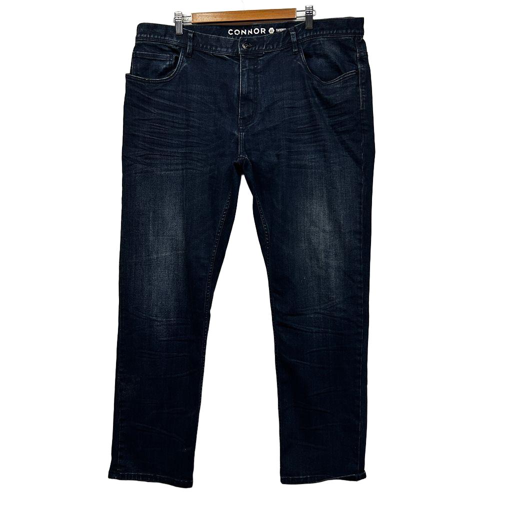 Connor Navy Tapered Mens Jeans - Size 40