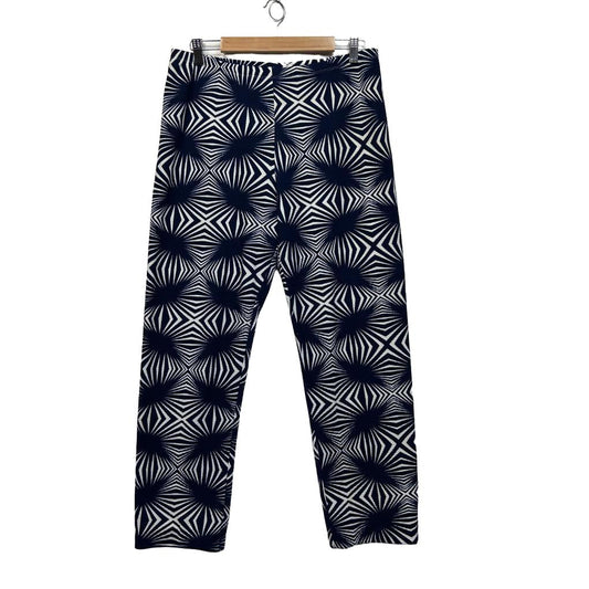 Cordelia St Navy Print Pants - Size 16