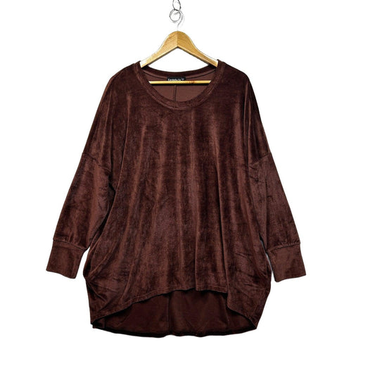 Cordelia St Velour Top - Size 16