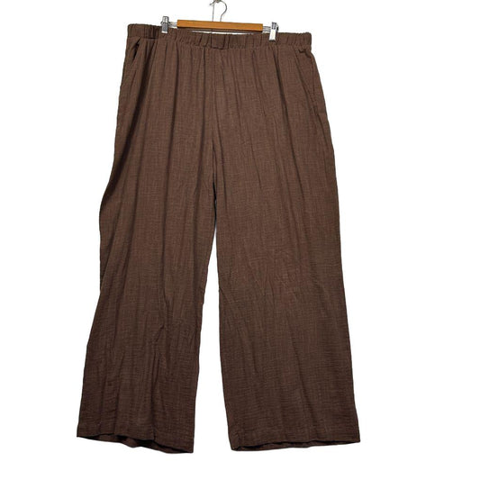 Cotton On Brown Relaxed Beach Pant - Size 4XL